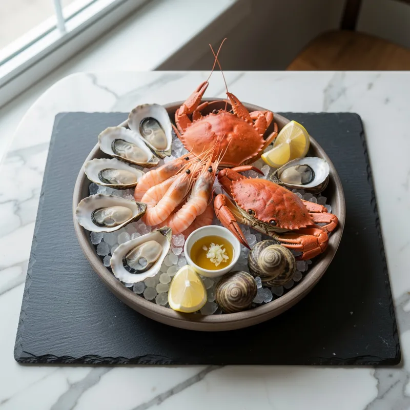 Illustration — Fruit de mer calorie : le tableau complet par espèce en 2026