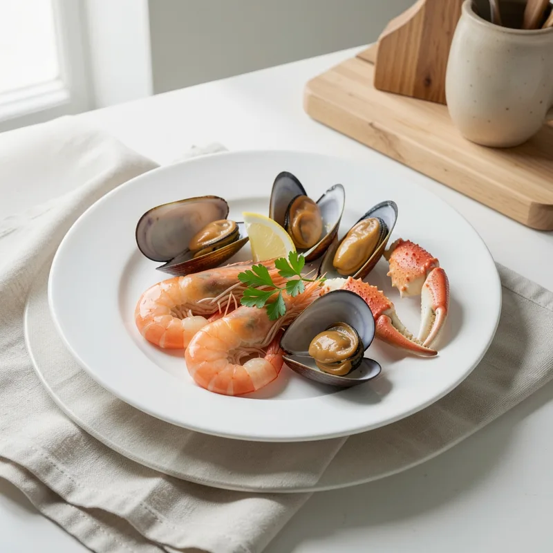 Illustration — Fruits de mer cuits pendant la grossesse : guide complet pour une consommation sûre